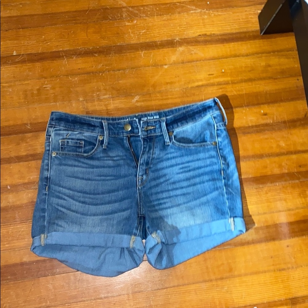 Denim shorts